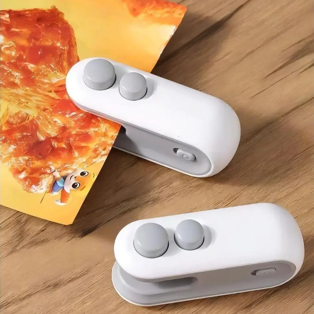 2 in 1 Mini Bag Sealer & Cutter, 1 Count Type-C Charging Portable Household Heat Sealer, Magnetic Mini Bag Sealer for Home Kitchen