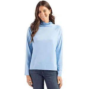 Cutter & Buck Coastline Epic Comfort Recycled Womens Funnel Neck