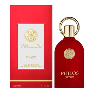 Maison Alhambra Philos Rosso for Unisex Eau de Parfum Spray, 3.4 Ounce