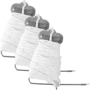 Crab Trap Throw Line Kit 30FT/9.14M Length with 4OZ Lead Weight, Optional 3PCS or 6PCS