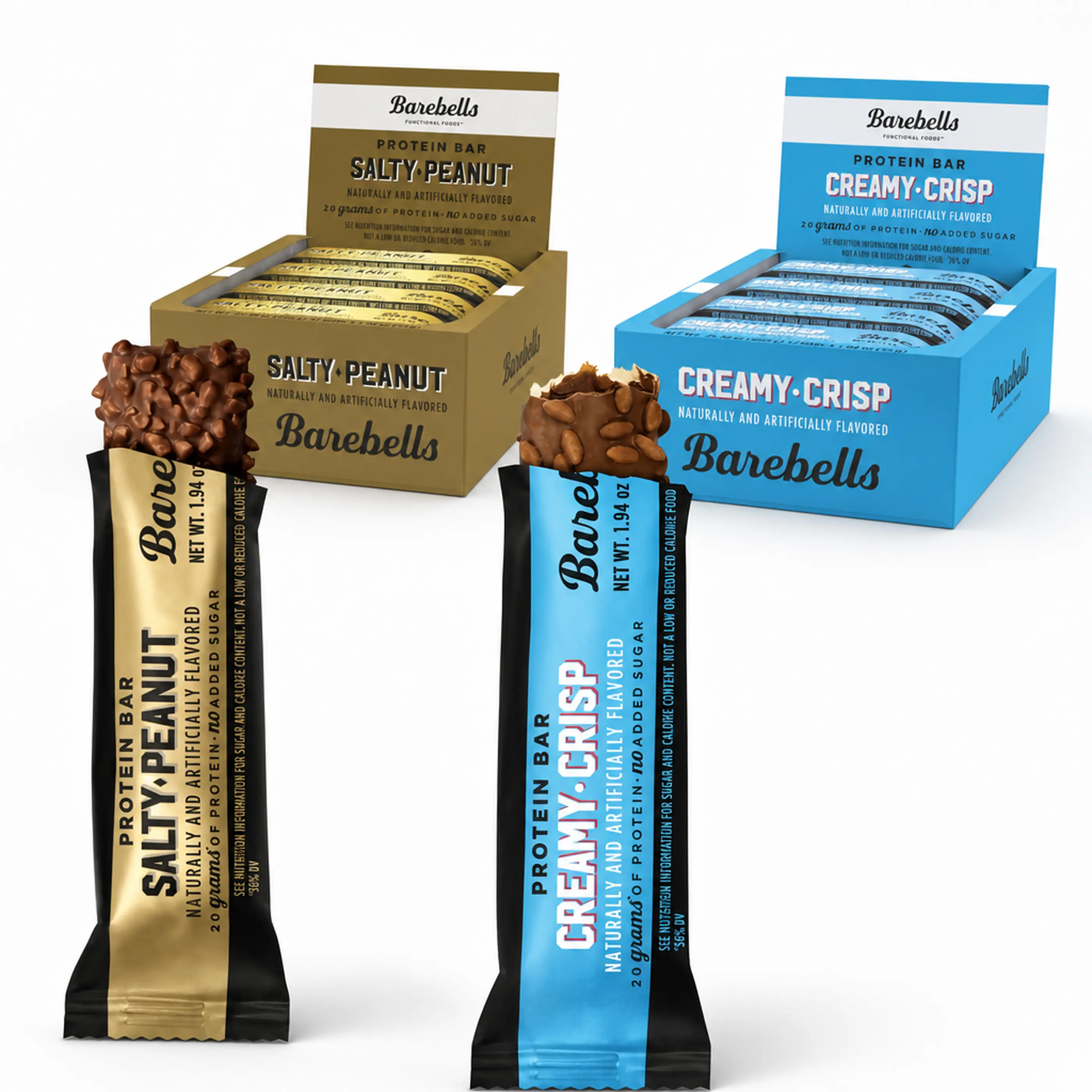 Barebells Salty Peanut & Creamy Crisp - Protein Bar Bundle