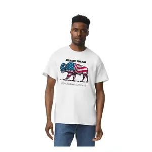 American Hooligan Spirit Animal Graphic T-Shirt 100% Cotton Men
