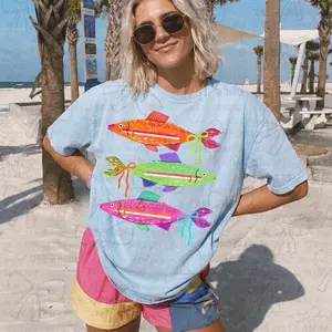 Comfort Color 1717 Graphic Tee - Ocean Fish