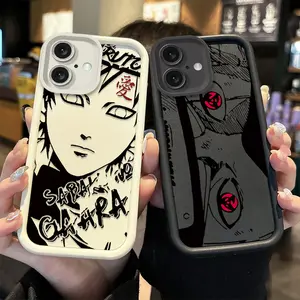 Luxury Anime N-Naruto Silicone Case For iPhone 16E 16 15 14 13 12 11 Pro Max X XR XS SE 2020 SE4 7 8 Plus Soft Shockproof Cover