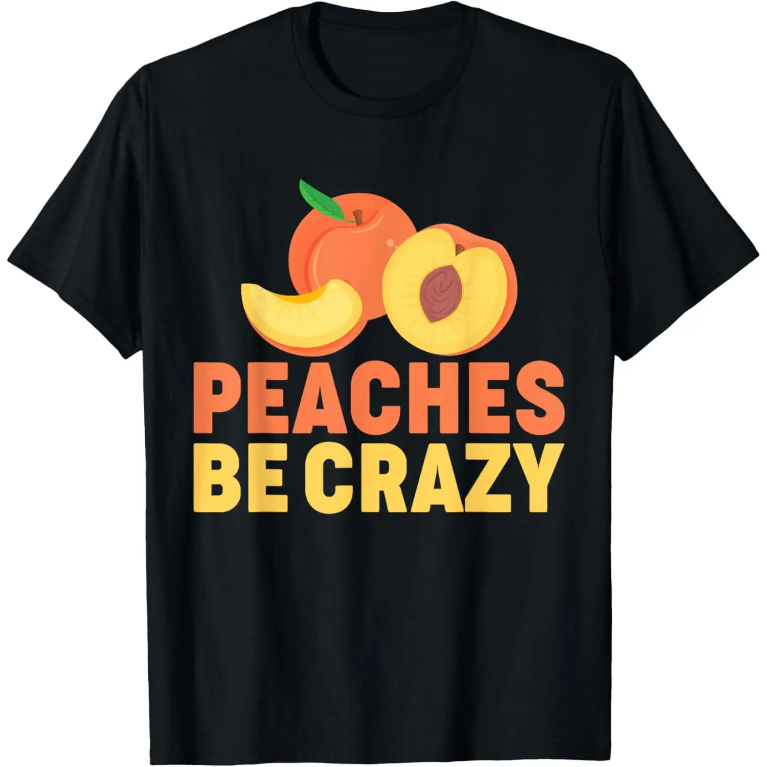 100% Cotton Funny Peach Pun Fruit Iced Tea T-Shirt