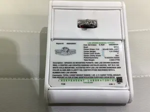 14kt WG 2.00 ctw Lab Diamond Bridal Ring Set