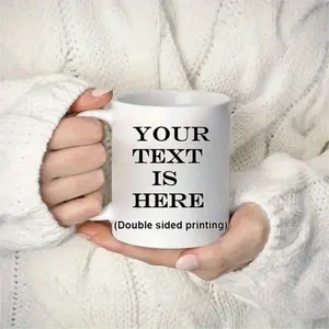 2026  Custom Personalized Ceramic Mug with Your Text or Name, Reusable & Heat-Resistant – Perfect Gift for Coffee, Tea, Chocolate Lovers on Holidays, Birthdays, Mother’s Day, Couples, Friends, and Family