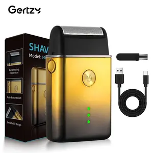 Portable Electric Detachable Head Shaver, USB Rechargeable Beard Trimmer, Pocket Size Washable Razor for Men, Shaving Machine, Great for Travel, Outing, Daily Use, Cordless Waterproof Shaver