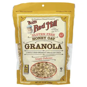 Bob's Red Mill Granola, Honey Oat, Gluten Free , 12 oz (340 g) Bob's Red Mill Granola, Honey Oat, Gluten Free , 12 oz (340 g)