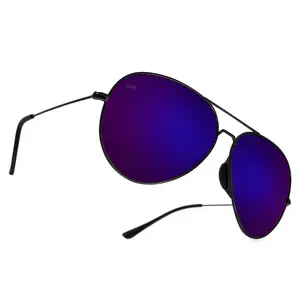 Tangle Free Aviator - Purple Polarized