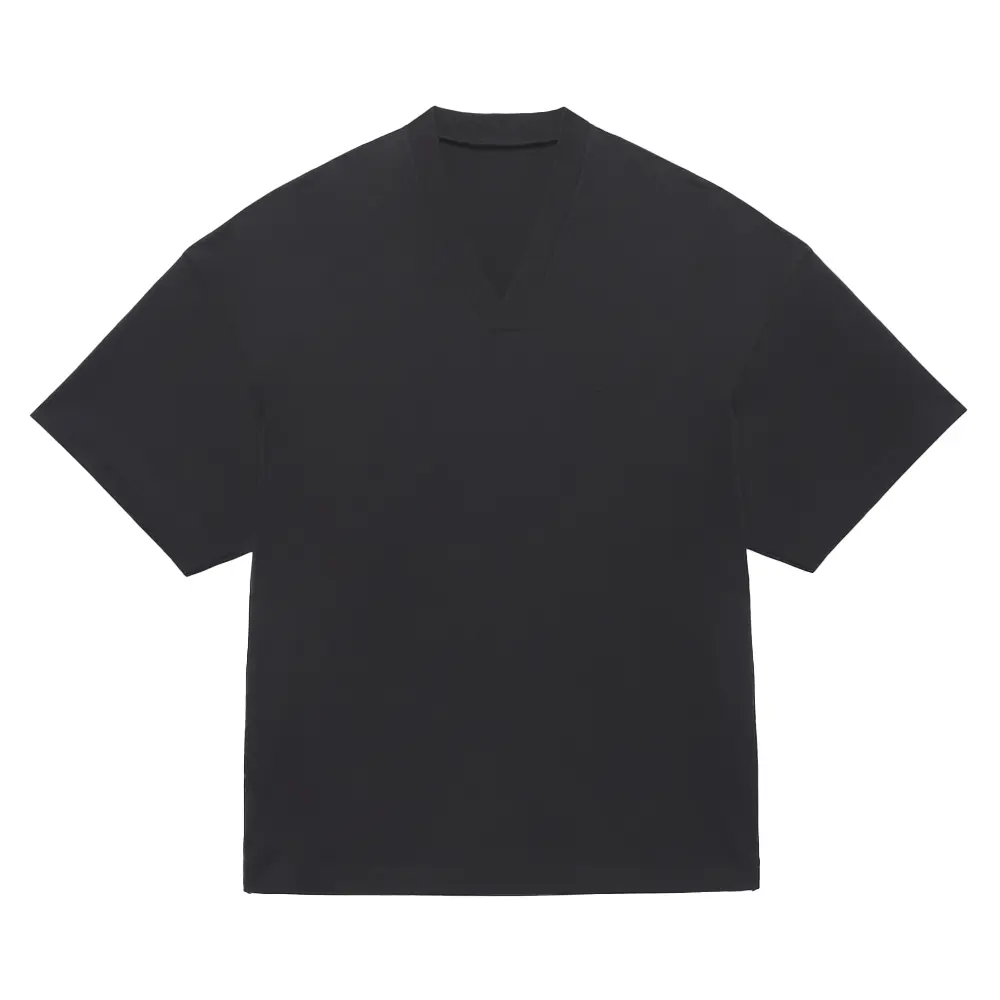 adidas Mens Fear Of God Athletics V-Neck Casual Tops Casual - Black