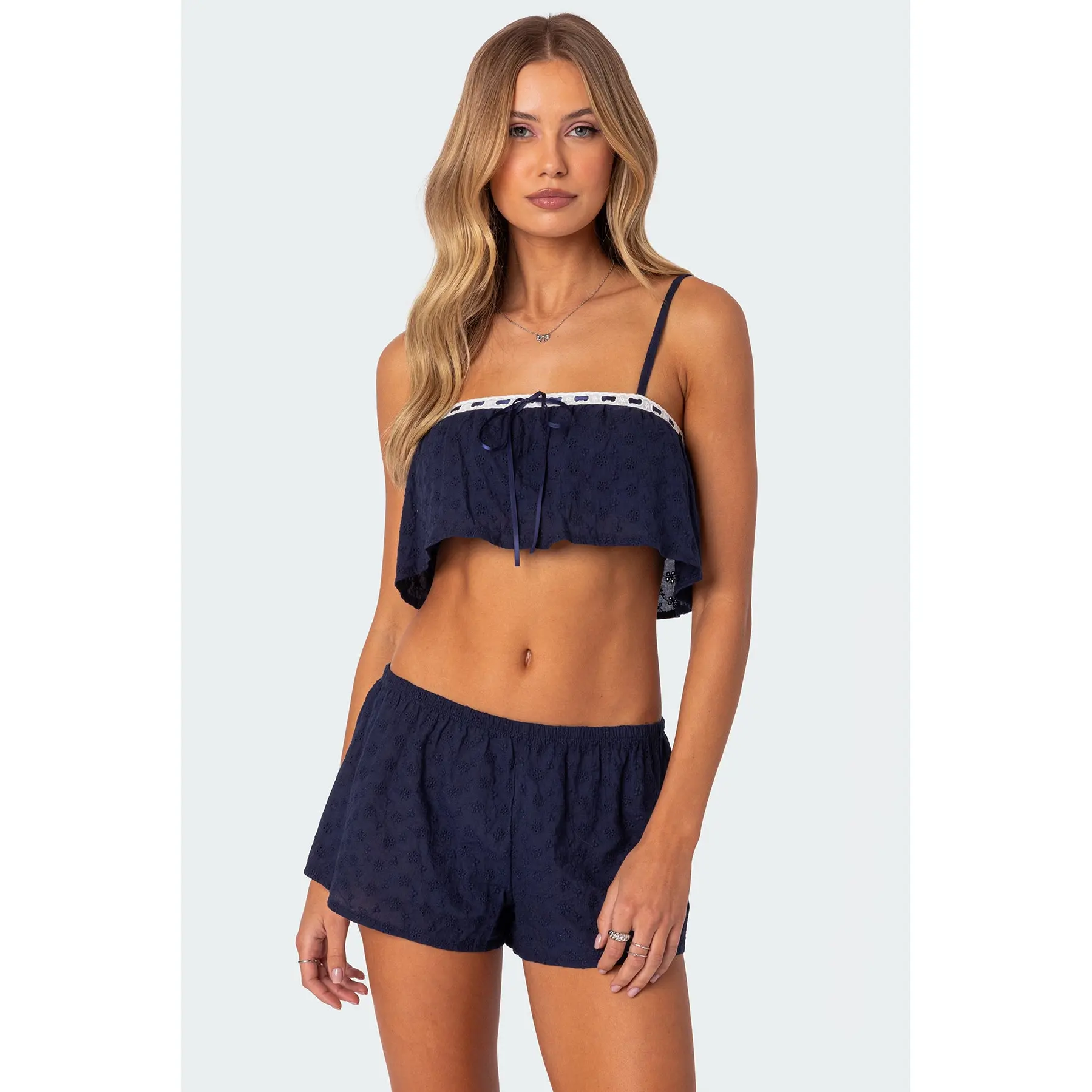 Edan Eyelet Crop Top Edan Eyelet Crop Top