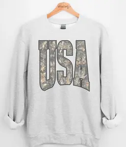 Camo USA Graphic Top
