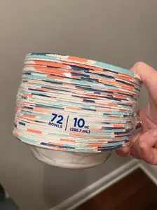 72 Count  Paper Bowls 10 Oz Microwave Safe