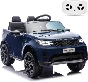 【Christmas Gift】Kids' Dark Blue 12V 4.5Ah Battery-Powered Electric Trike, 2 Motors, 3 Speeds