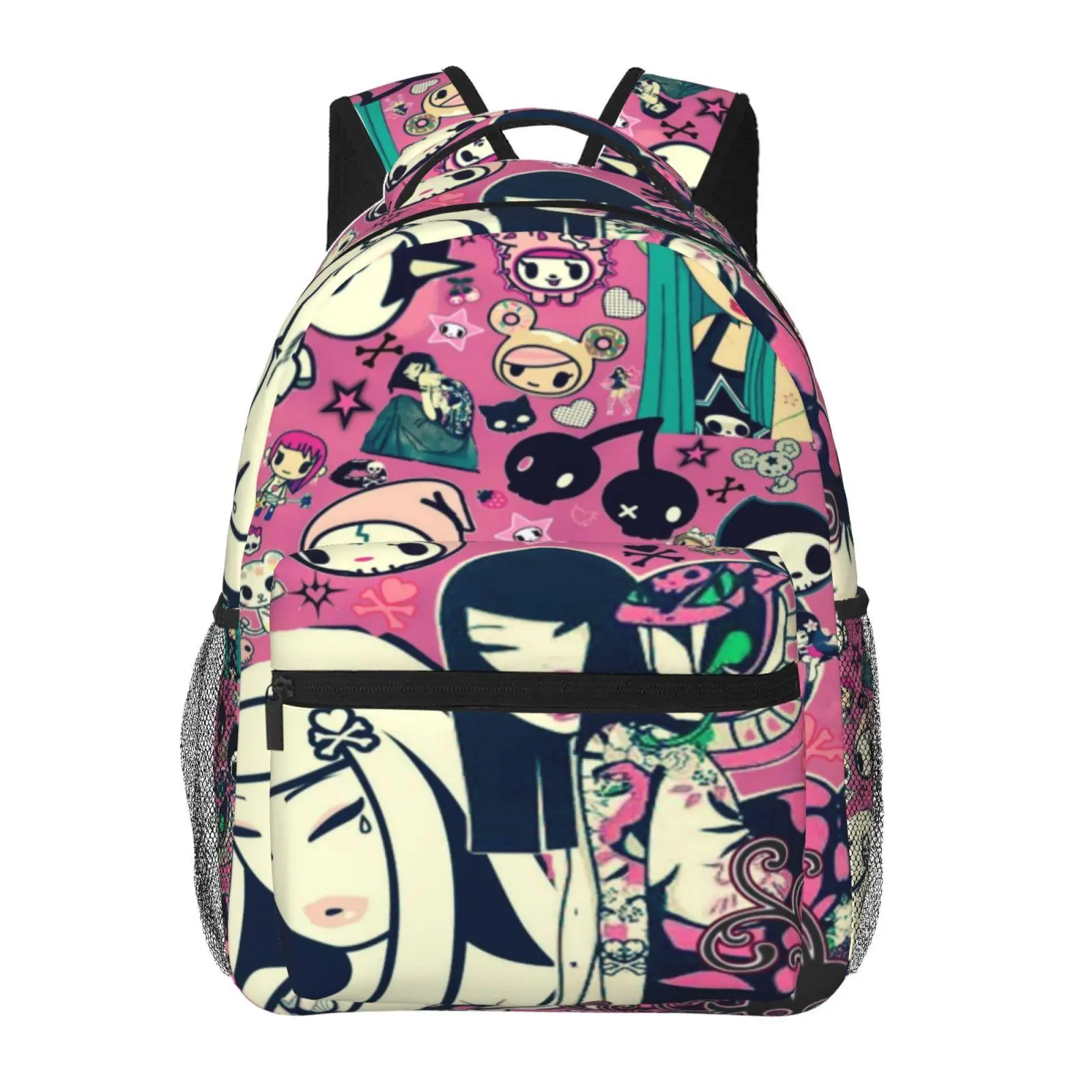 Cool Kids Tokidoki backpacks for school—large capacity, all-over print; Tokidoki laptop daypacks for daily campus use; durable, lightweight Tokidoki school bags for teens and students