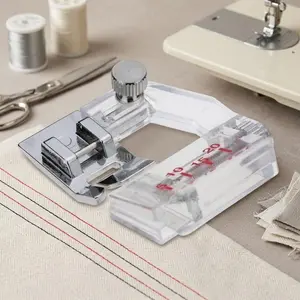 Snap-On Beading Rolled Hem Foot, Bias Cut Free Hemming Attachment, Sewing Machine Feet Set for Chiffon, Denim, DIY Projects, Essential Sewing Tools, Upgrade Your Home Sewing Machine