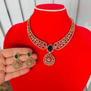 Ad Necklace with earrings