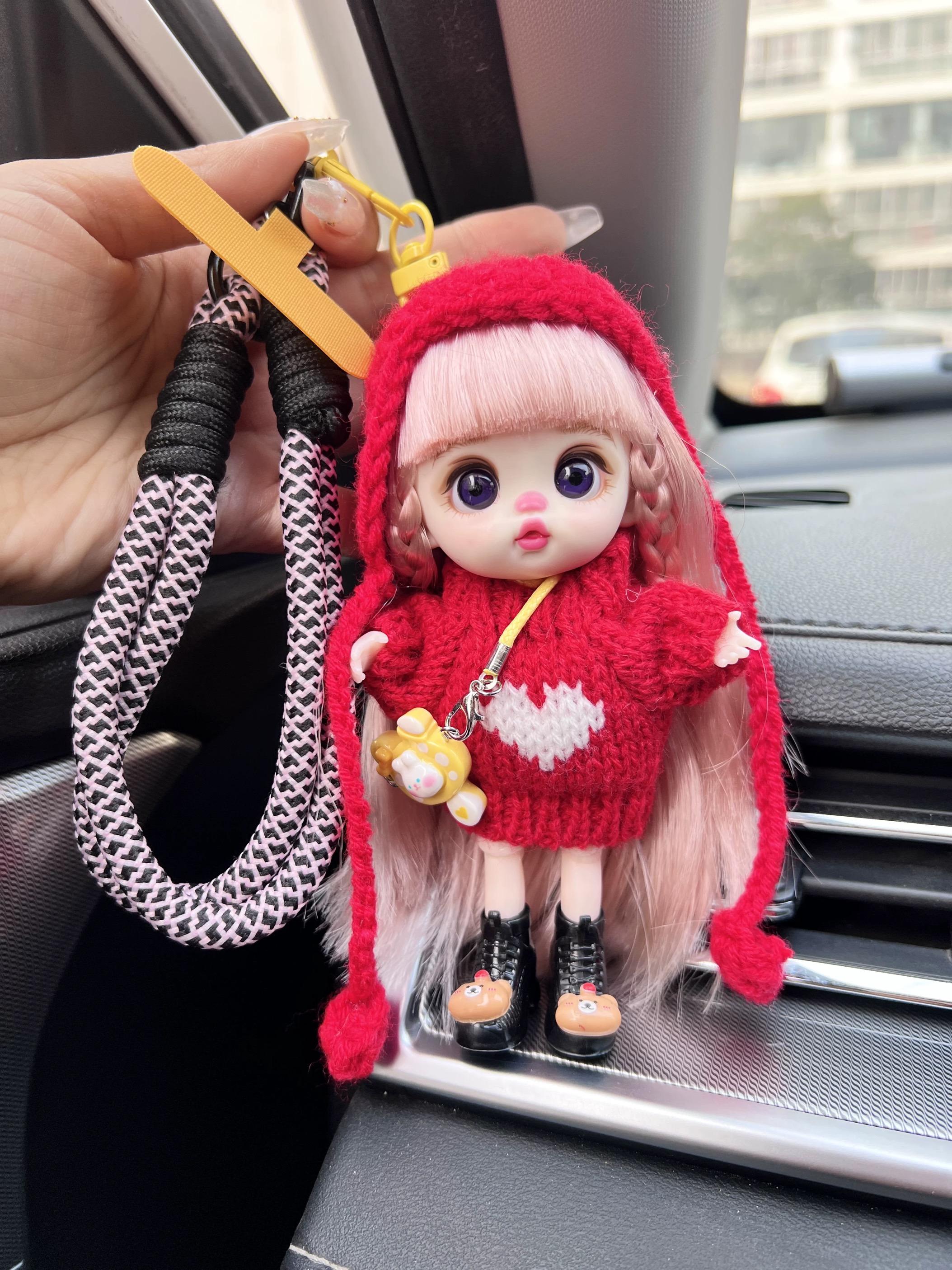 Lolifen Cute Pretty Girls Style Adorable Plush Doll Bag Charms