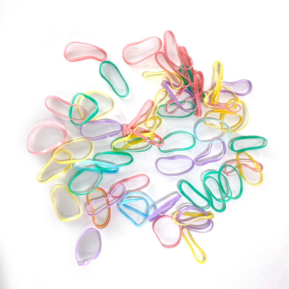 high quality Various color Elastic Rope Rubber Band Women Girls child Tie Hair Styling Tools Students School Supplies