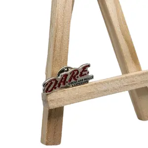 Humorous Retro D.A.R.E. Pin for Halloween - Fun Brooch to Show Support for the Program and Add Humor to Your Outfit