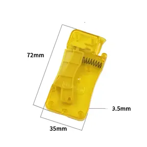 Lemon yellow automatic needle threading device for DIY handmade sewing and household handicrafts