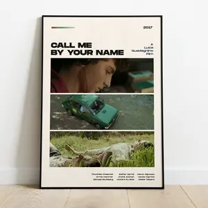 Call Me by Your Name Movie Poster, Modern Movie Poster Print, Call Me by Your Name Poster Wall Décor