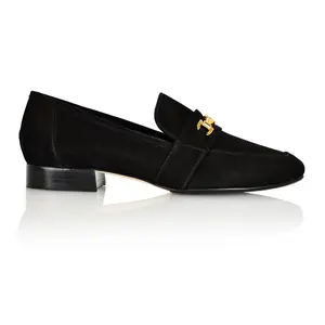 Adonis Black Nubuck Leather Loafer