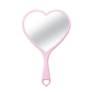 Beauty Creations Handheld Makeup Mirror - Heart Shape Lightweight