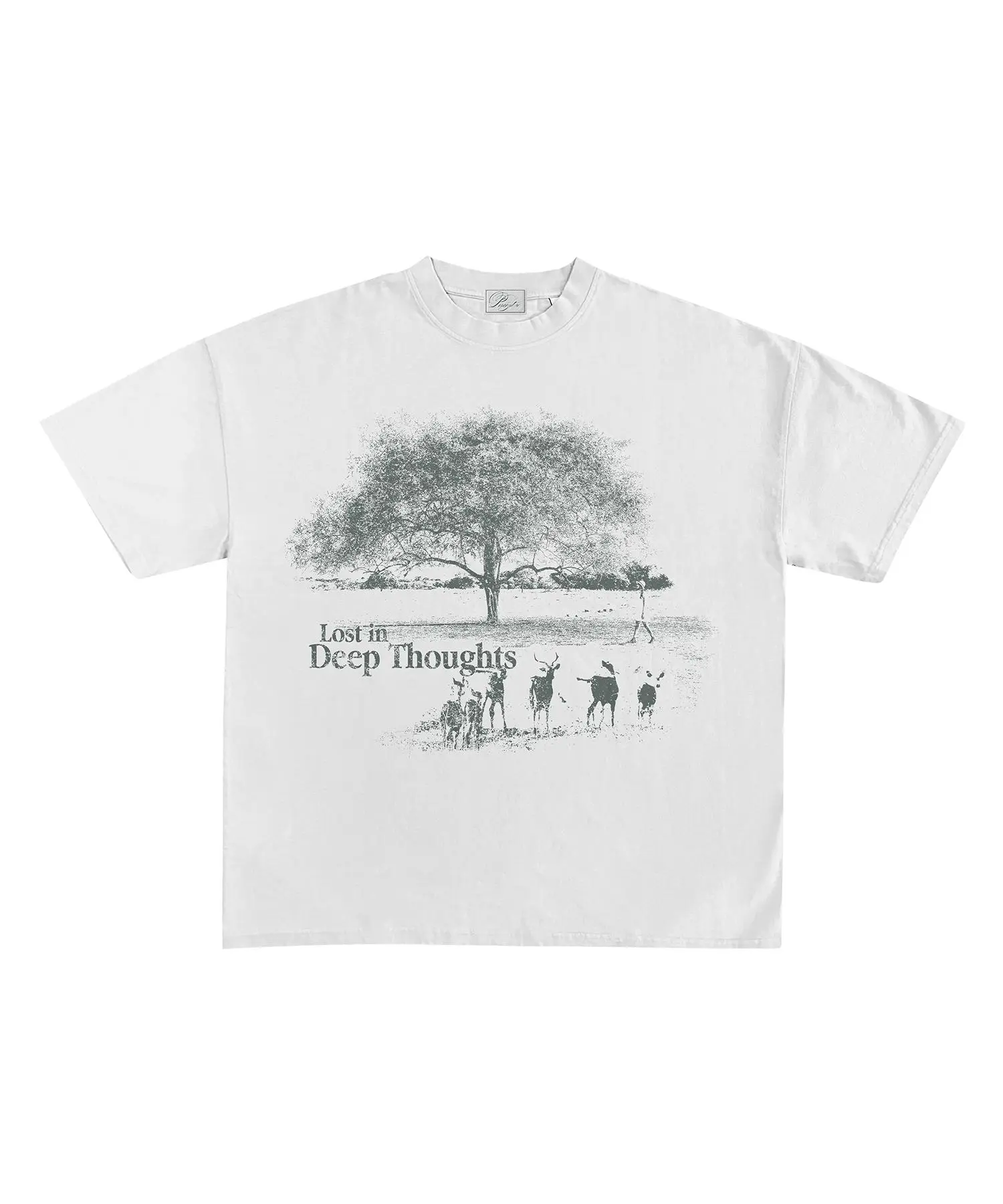 Lost In Deep Thoughts Shirt White