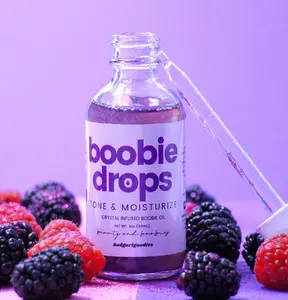 Boobie Drops Firming Boob & Chest Oil with Quartz Crystal
