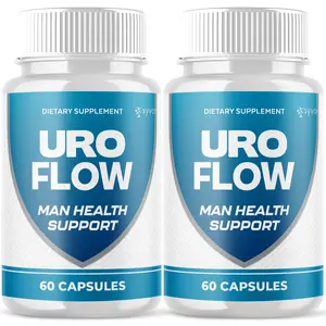 URO FLOW Dietary Supplement Capsules – 120 Count