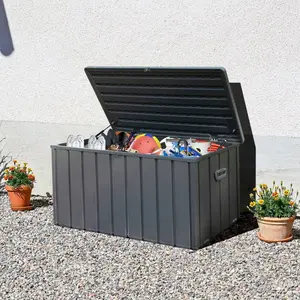 MLNshops Waterproof Deck Storage Box for Outdoor Use