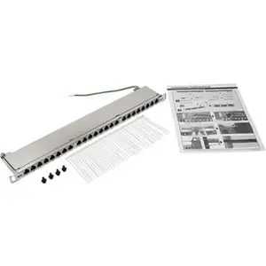Tripp Lite N252-024-HU-SHK 0.5U Cat6 24-Port Patch Panel