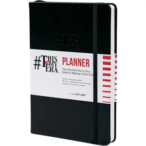 This Is My Era, 90 Day Planner, 2026 Daily Planner Undated, Weekly Planner, Hourly Planner, Work Planner, Goal Productivity Planner, Leather, Hard Cover - Black