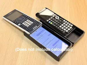 Calculator Phone Case (Does not include calculator, fits up to iPhone 17 Pro Max without case) - Secret Phone Hider for Class - TI-84 Plus CE - TI-nspire CX - Shell Discreet Hidden Storage for Students (Does not include calculator)