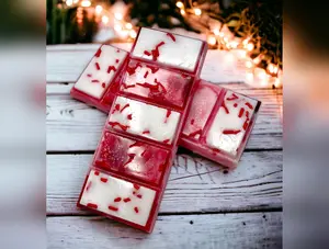 Peppermint Swirl Snap Bar. Strongly Scented Soy Wax. Wax Melts/Wax Tarts/Snap Bar for Wax Warmers. 1.75 Oz. 1 Bar