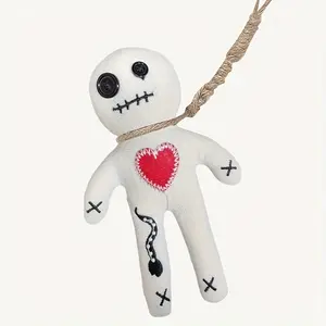 Halloween Voodoo Doll DIY Craft Puppet, Handmade Doll Without Needle, Unique Halloween Decoration for Spooky Celebrations