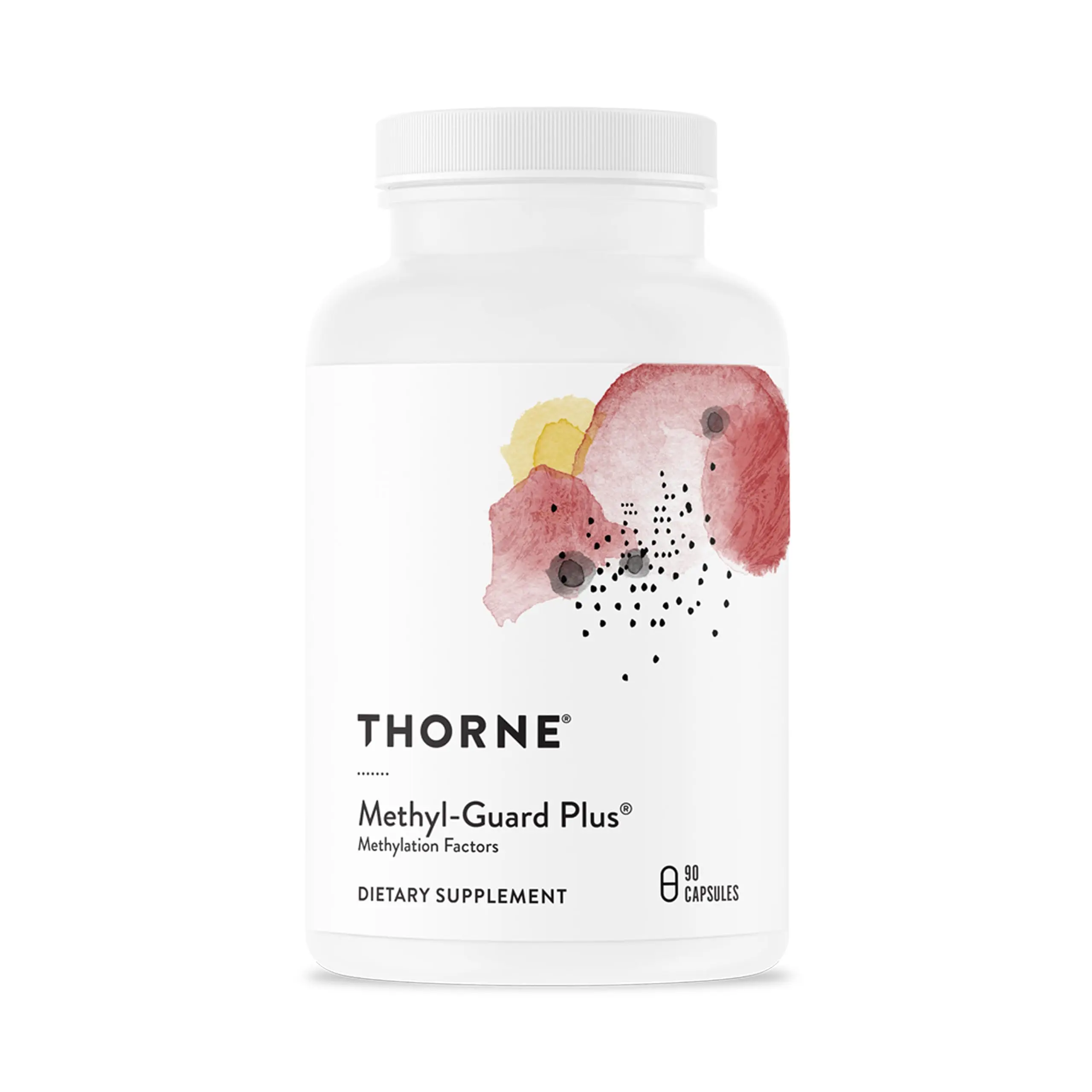 THORNE Methyl-Guard Plus, Active Folate, Vitamins B2, B6 & B12, 90 Capsules | Supports Methylation for Heart Health, Brain Function, Mood & Metabolism*, Contains Trimethylglycine, Third-Party Certified