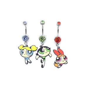 PowerPuff Belly Rings