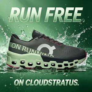 On Cloudstratus Running Shoes, 360° View Comfort Sneakers for Men & Women, Lightweight CloudTec Trainers for Gym & Road