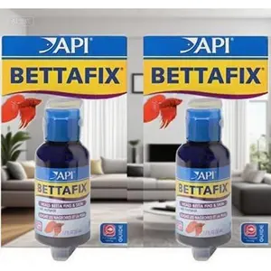 Betta Medication for Aquarium Fish - 1.7 oz Water Treatment - Pack of 2 for Healthy Fish - Natural Remedy for Bacterial Infections - Safe & Effective Formula flip  aquatics snap  fishtank fish  pump