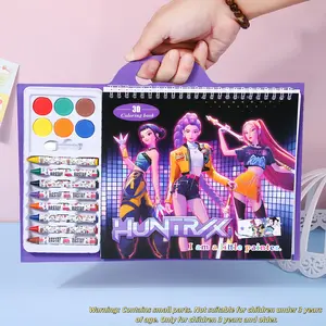 Anime Kids Coloring Book, Singing Queen Colorful Drawing Activity Book, Safe Art Materials Creative Fun Gift, Model Xinghao Et