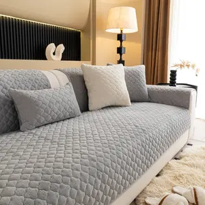 Single Person Sofa Cover, Ultra-Smooth Texture Design, Soft Material Protection, All-Season Use, Pet-Friendly Non-Slip Couch Pad