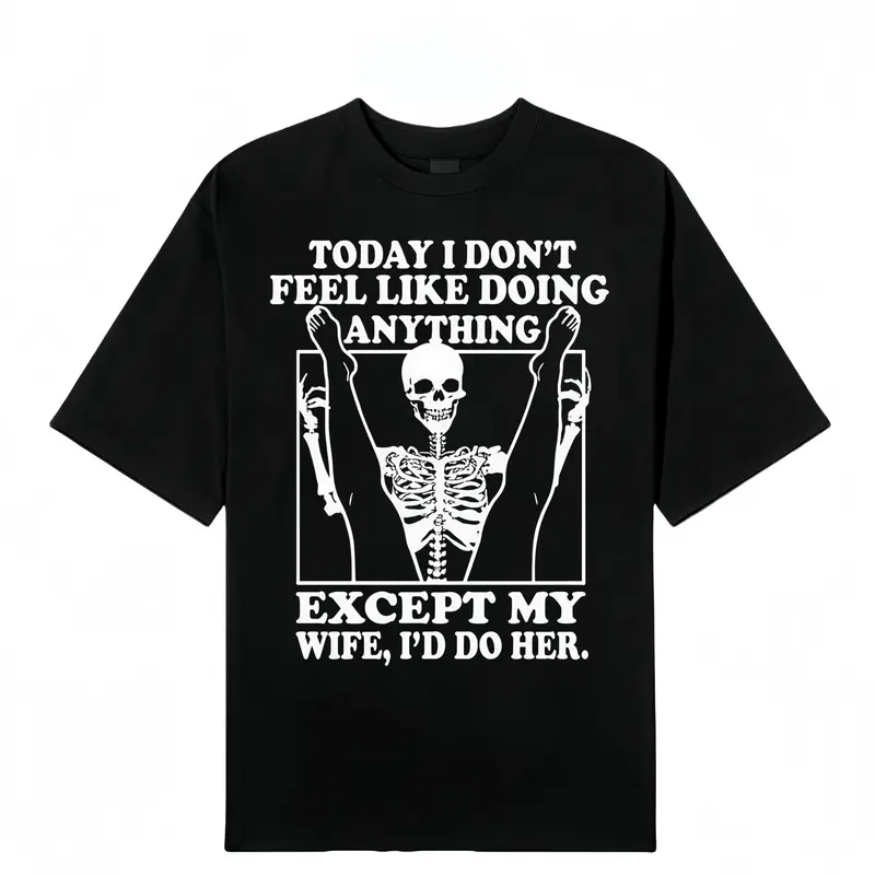 Men's Casual T-Shirt with Funny Bold Print Quote, Fitted Short Sleeve Crewneck Top in Soft Lightweight Cotton, Funny Quote, Graphic, Fashion, M, Humorous Slogan Streetwear, Mens Clothing, T Shirts, Shortsleeve, Stylish
