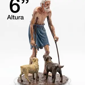 Escultura de San Lázaro impresa en 3d para los devotos !!!