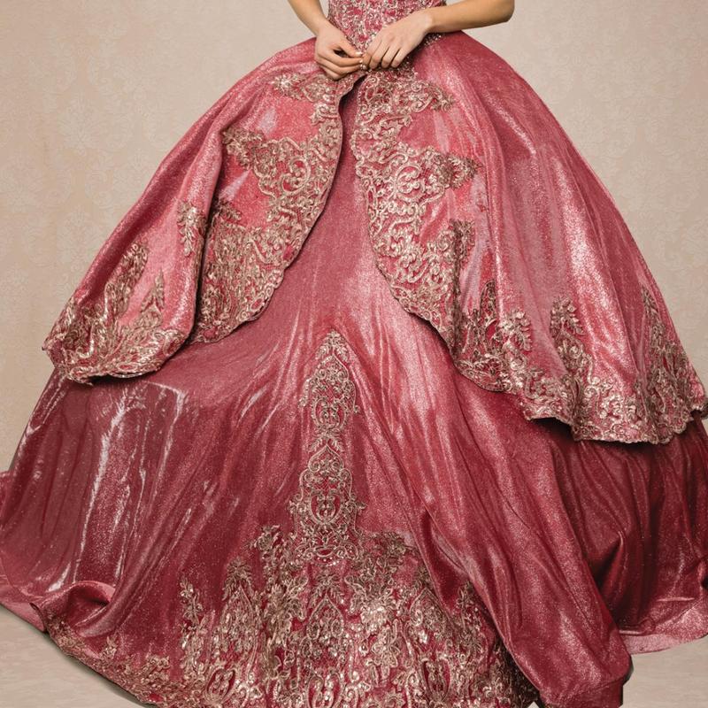 NO.23 Quinceanera Ball Gown Dress Split Skirt and Glitter Tulle Mexican Sweet 15 Formal Party Dress NO.23 Quinceanera Ball Gown Dress Split Skirt and Glitter Tulle Mexican Sweet 15 Formal Party Dress