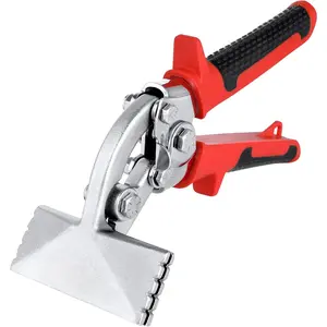 Sheet Metal Bender, 3-Inch Offset Metal Bender Sheet Metal Hand Seamer for Bending and Flattening Metal, Sheet Metal Bending Tool with Ergonomic Handle