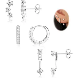 Fashion Cute Multi-layer Earrings for Women Designed for Multiple Piercings