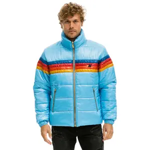4 STRIPE LUXE TRAVELER JACKET - GLOSSY SKY